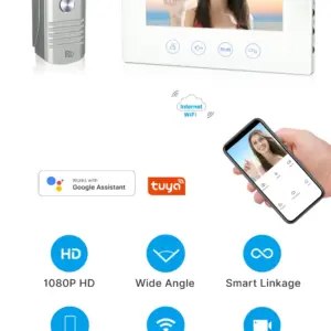 Tuya WiFi Video door phone, #RL-B17F-TY